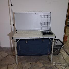 mobiletto per cucina da campeggio 