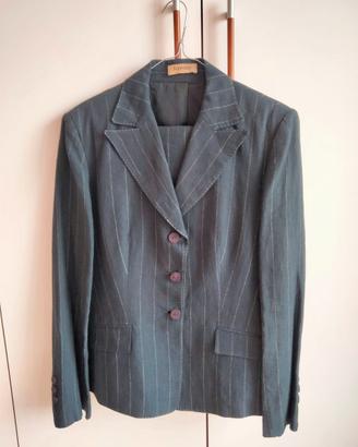 Tailleur di lino gessato Sandro Ferrone