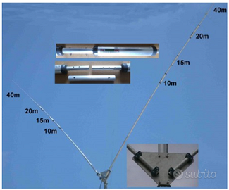 Radioamatore Antenna PROSISTEL 4 bande -PST-1524TV