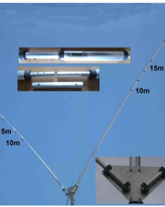 Radioamatore Antenna PROSISTEL 4 bande -PST-1524TV