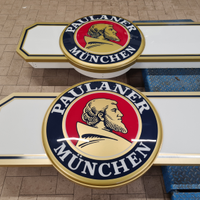 Insegna luminosa Paulaner