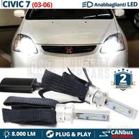 KIT Lampade LED H1 per HONDA CIVIC 7 03-06 CANbus
