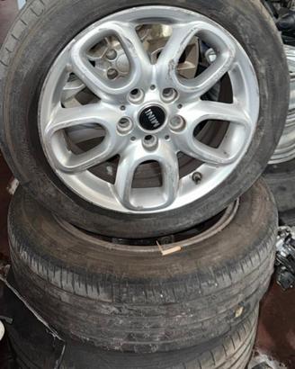 CERCHI COMPLETE DI GOMME MINI COOPER 195/55 R16