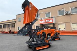 Mini Dumper cingolato idrostatico, scarico alto