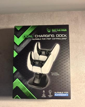 BATTLETRON GAMING caricatore per controller PS5