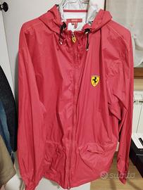 Giacca Kway Impermeabile FERRARI Agip Taglia XXL
