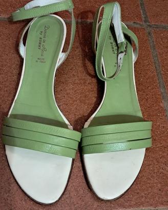 Sandali "Donna in Rosa by Rommy" verdi n. 38