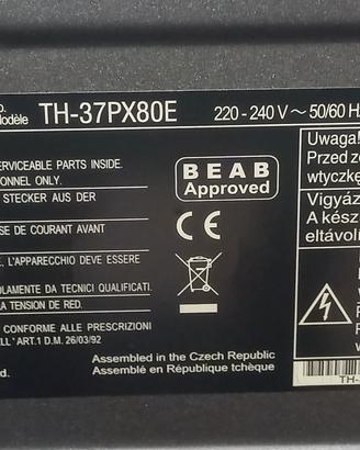 tv  37 panasonic 
