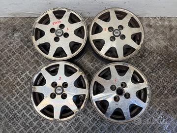 4 CERCHI IN LEGA 14 LANCIA THEMA DELTA ORIGINALI U