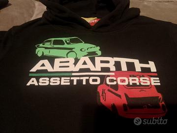 felpa originale Abarth 10/12 anni