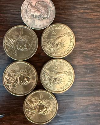 6 Monete da 1$