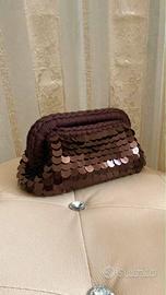 Clutch bag con paillettes