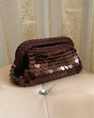 Clutch bag con paillettes