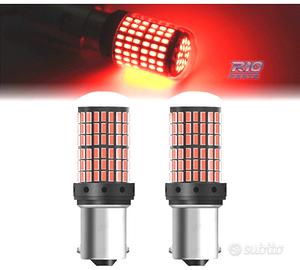 LED LAMPADINE BA15S CANBUS ROSSE