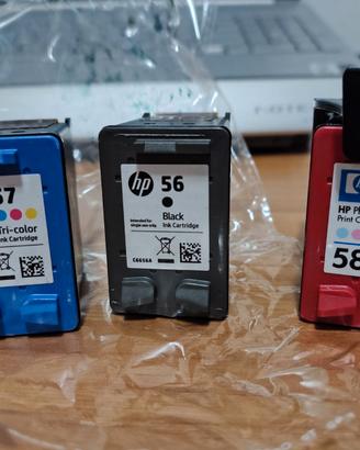 cartucce HP 56 - 57 - 58
