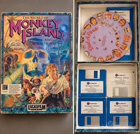 Monkey Island PC CTO 4 Floppy Prima Edizione