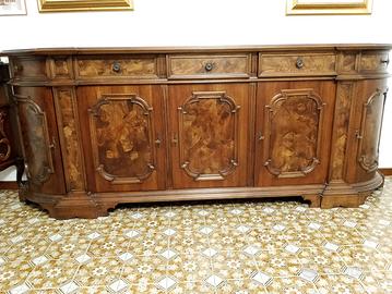 Mobili salotto radica di noce