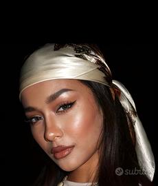 Foulard Satinato Fantasia Paisley - NUOVO