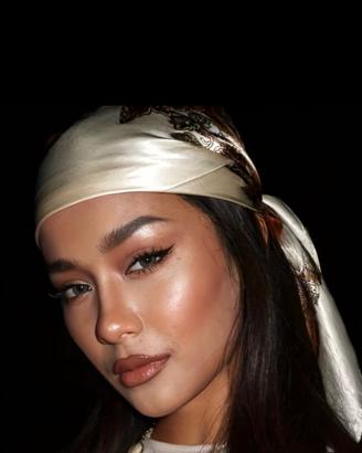 Foulard Satinato Fantasia Paisley - NUOVO