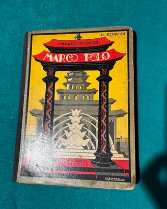 Libro antico Marco Polo anno 1939