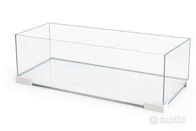 Vasca per tartarughe d'acqua in vetro