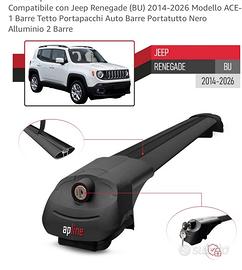 Barra portapacchi auto