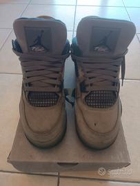 Air Jordan 4 Retro OG GS – Grigio / Verde Scuro