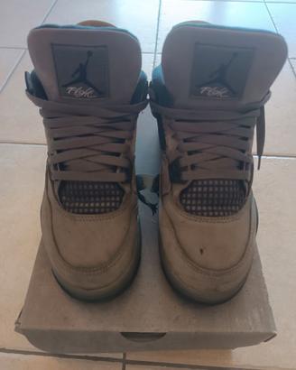 Air Jordan 4 Retro OG GS – Grigio / Verde Scuro