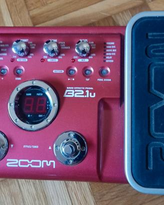 Pedaliera multieffetto per Basso Zoom B2.1u