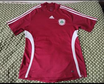 t-shirt maglia calcio Latvia Adidas Latvijas