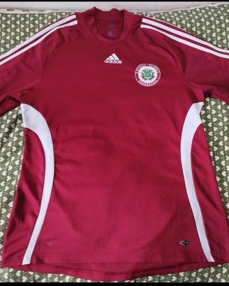 t-shirt maglia calcio Latvia Adidas Latvijas