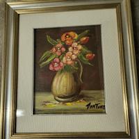 Dipinto olio su tela con cornice