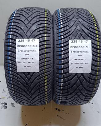 2 GOMME 225 45 17 BFGOODRICH INV RIF4343