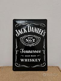 Poster in Metallo Jack Daniel's (Originale)