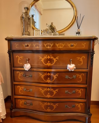 Trittico con letto matrimoniale