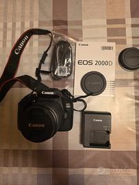 Canon Eos 2000D + Obiettivo 