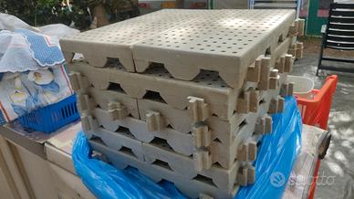 mattonelle plastica resistente campeggio roulotte