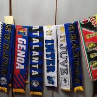 lotto sciarpe calcio 10 pezzi