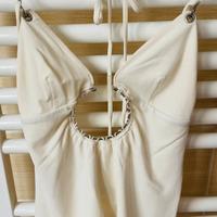 Top/canottierina "Paola Frani" champagne tg 40