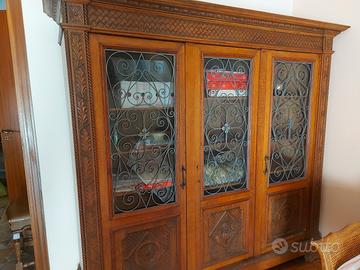 Libreria/Vetrina antica stile Rinascimento 