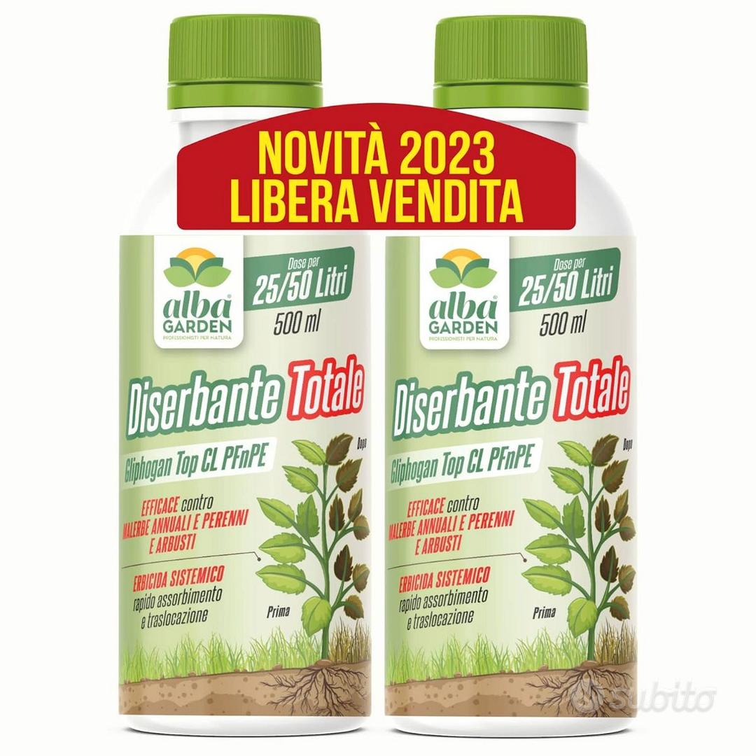 Diserbante Totale Gliphogan 2 x 500 ML - Giardino e Fai da te In vendita a  Monza e della Brianza