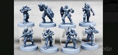 Miniature in resina (8 pezzi) Vaross Syn