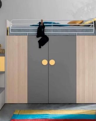 Cameretta ragazzi cabina armadio 
