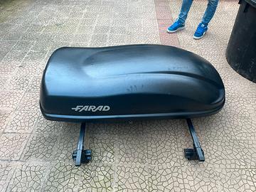 Box da tetto FARAD 400L -con barre e attacchi