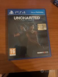 Uncharted l’eredità perduta PS4