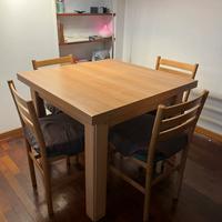 Tavolo allungabile 90x90