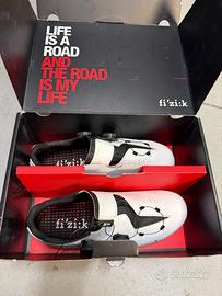 Scarpe Road Fizik R1 infinito taglia 40,5 bianco
