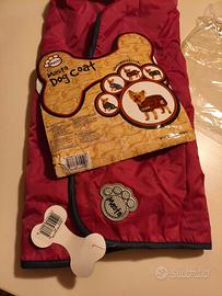 Cappotto Masta per Cane Rosa/Borgogna