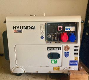 Generatore Hyundai Diesel DHY8500SE-T come nuovo