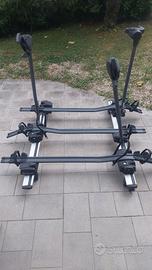 Thule 757 + WingBarEvo 120cm + 3 portabici Peruzzo
